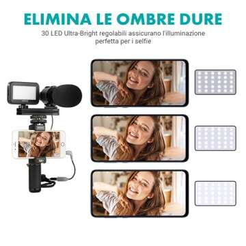 Movo V7+ Starter Kit for iPhone & Samsung Vlogging