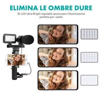 Movo V7+ Starter Kit for iPhone & Samsung Vlogging