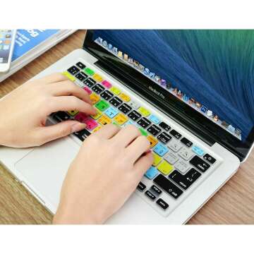 Photoshop Keyboard Skin for MacBook - Hot Keys Cover