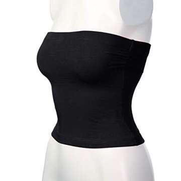 HATOPANTS Tube Crop Tops - Strapless Cotton Style