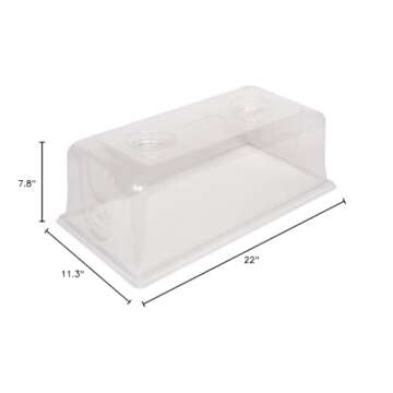 SUNPACK FOOD GRADE & BPA Free, 1 Set 1020 Tray No Drain Holes, Humidity Dome, 7" & 72 Cell Insert, Products