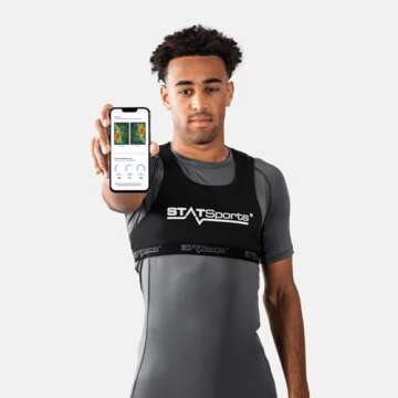 STATSports APEX Athlete Series Soccer Tracker - Advanced Fitness GPS Performance Tracking Vest for Players – Accurate Activity Tracker & Insights - Football & Soccer Training Equipment, Adult M