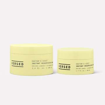 Versed Doctor’s Visit Exfoliating Face Mask, Jumbo - AHA BHA Facial Exfoliant, Pore Minimizer + Sk...