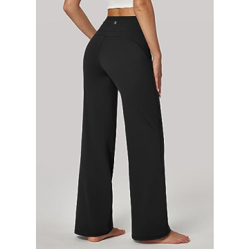 IUGA Wide Leg Yoga Pants - Stylish & Comfy with Pockets