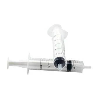Karlling 10ml Syringe for Liquid, Plastic Syringe Without Needle (5 Packs)