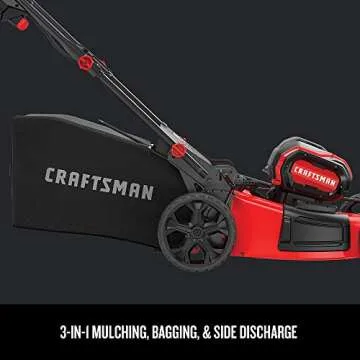 CRAFTSMAN V60 3-in-1 Cordless Mower - Durable & Powerful