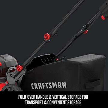 CRAFTSMAN V60 3-in-1 Cordless Mower - Durable & Powerful