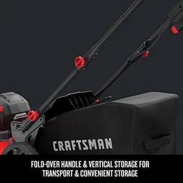CRAFTSMAN V60 3-in-1 Cordless Mower - Durable & Powerful