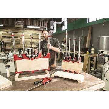 JET 40-Inch Woodworking Parallel Clamp for Precision