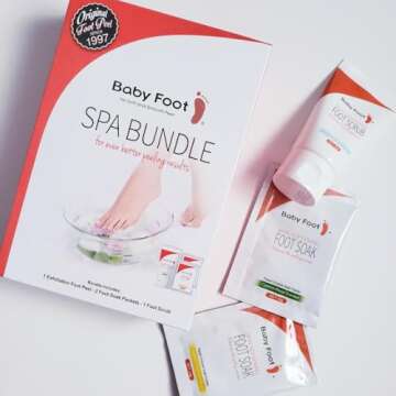 Baby Foot Spa Bundle - Citrus Foot Care Set for Smooth Feet