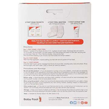 Baby Foot Spa Bundle - Citrus Foot Care Set for Smooth Feet