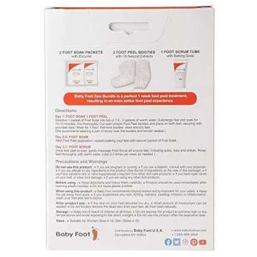 Baby Foot Spa Bundle - Citrus Foot Care Set for Smooth Feet