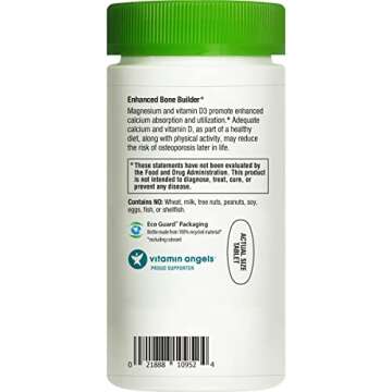 Rainbow Light Calcium With Magnesium and Vitamin D3 Tablets, Dietary Supplement Provides Bone Health and Teeth Support, With Calcium, Magnesium and Vitamin D, Vegetarian and Gluten Free, 180 Count