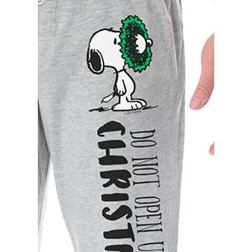 Peanuts Snoopy Christmas Pajama Pants for Adults