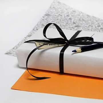 Black Ribbon 1/4 Inches 36 Yards Satin Roll Perfect for Scrapbooking, Art, Halloween, Wreath, Corset...