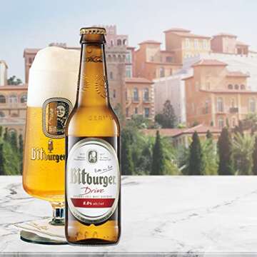 Non-Alcoholic European Beer Variety 5 Pack, Award Winning Beers from Munich, Erding, Barcelona and B...