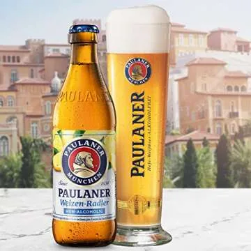 Non-Alcoholic European Beer Variety 5 Pack, Award Winning Beers from Munich, Erding, Barcelona and Bitburg w Phone/Tablet Holder & Recipes