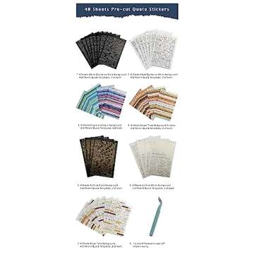 2370 Pcs Word Stickers for Journaling,40 Sheets Quote Stickers Gold Foil Small Talk Stickers for Junk Journal Craft,Scrapbooking Supplies for Bullet Journal Scrapbooking DIY Craft Card Making