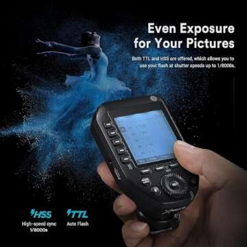 Godox XProII-N Wireless Flash Trigger for Nikon Cameras, 2.4G TTL Wireless Flash Transmitter HSS 1/8000s, TCM Transform Function, Bluetooth Connection, New Hotshoe Locking, Large LCD Display