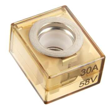 BOJACK MRBF Terminal Fuse Block 30 AMP Marine Rated Battery Fuse 58V DC Max IP66 Waterproof Fuse Hol...