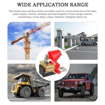 BOJACK MRBF Terminal Fuse Block 30 AMP Marine Rated Battery Fuse 58V DC Max IP66 Waterproof Fuse Holder 30A