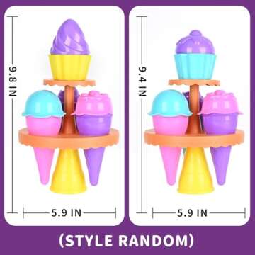 Beach Toys Ice Cream Sand Set for Kids - Fun & Safe