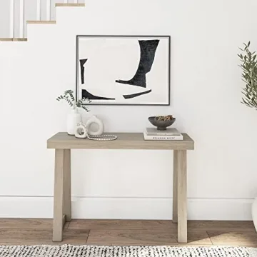 Plank+Beam Solid Wood Console Table - A Chic Entryway Solution