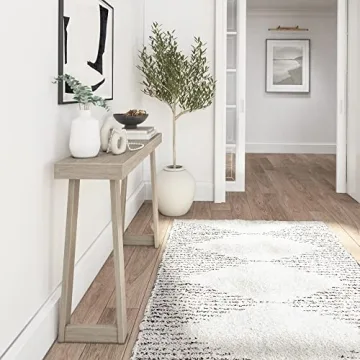 Plank+Beam Solid Wood Console Table - A Chic Entryway Solution