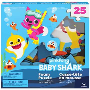 Dip into Fun with Baby Shark 25-Piece Foam Puzzle