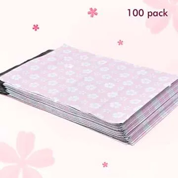 Glopastel Sakura Poly Mailers | Cute Floral Packaging