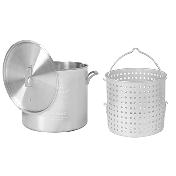 Creole Feast 80 Qt Seafood Boil Kit with Burner