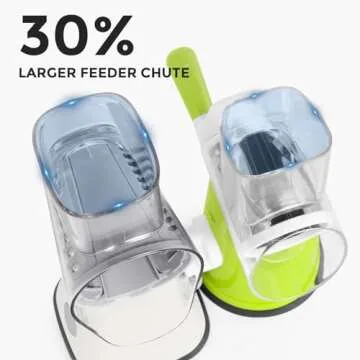 X Home 5-in-1 Rotary Cheese Grater for Kitchen, Upgraded Hand Crank Shredder with Stronger Suction Base & Multifunctional Drum Blades, for Cheese, Vegetables and Nuts, Easy to Use and Clean, White