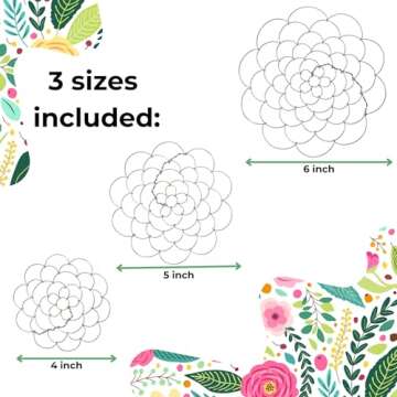 Easy Arranger 3 Pack Wire Flower Arranging Tool- Flower Frog, Reusable, Bendable Flower Grid