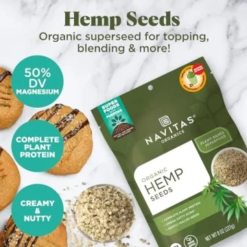 Navitas Organics Raw Hemp Seeds - Nutritious & Organic