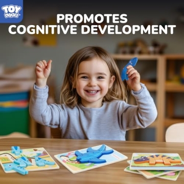 Dinosaur Puzzle Set for Toddlers Ages 2-4 - Educational Fun