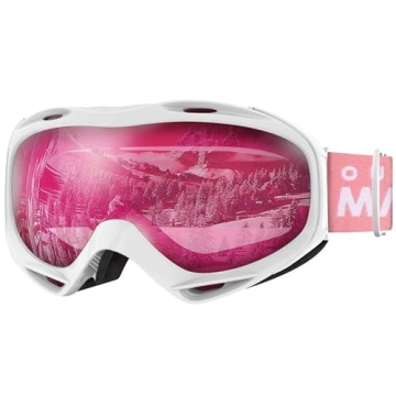 OutdoorMaster OTG Ski Goggles for Men Women & Youth