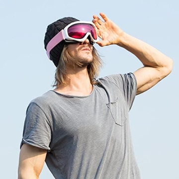 OutdoorMaster OTG Ski Goggles for Men Women & Youth