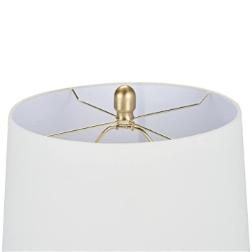 Nourison 23" Rust Orange Ceramic Pot Table Lamp