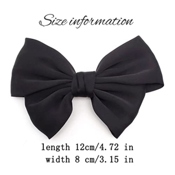 Elegant Tsangbaby Satin Bow Shoe Clips for Women