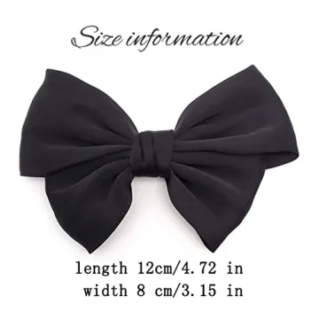 Elegant Tsangbaby Satin Bow Shoe Clips for Women