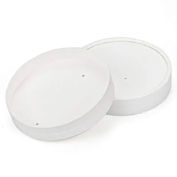 Hedume Paper Ice Cream Cups 60 Pack with Lids