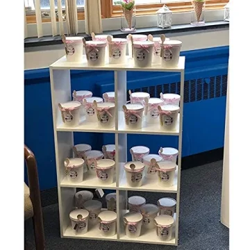 Hedume Paper Ice Cream Cups 60 Pack with Lids