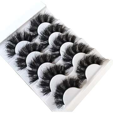 Gmagictobo 3D Faux Mink Lashes Pack - 5 Pairs