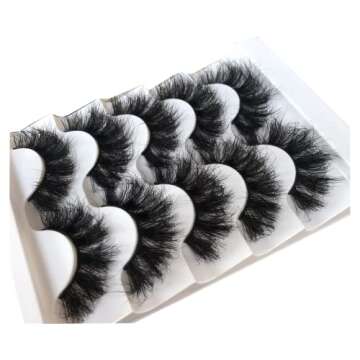 Gmagictobo 3D Faux Mink Lashes Pack - 5 Pairs