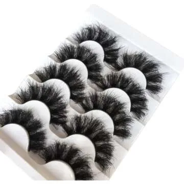 Gmagictobo 3D Faux Mink Lashes Pack - 5 Pairs