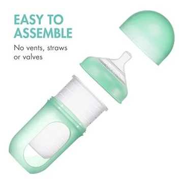 Boon Nursh Silicone Pouch Baby Bottles - 8 Ounce Pack