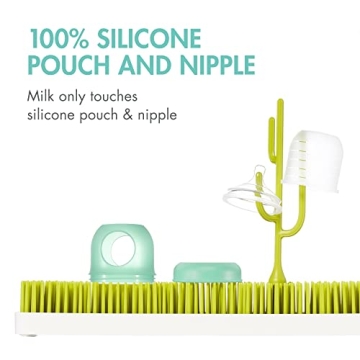 Boon Nursh Silicone Pouch Baby Bottles - 8 Ounce Pack