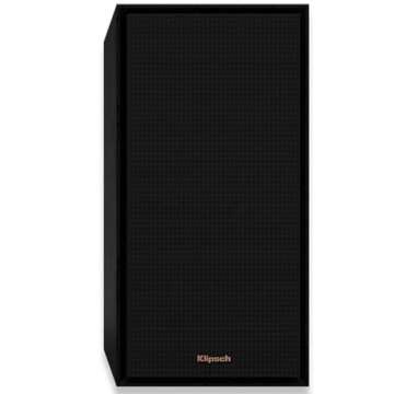 klipsch Reference Next-Generation R-50M Horn-Loaded Bookshelf Speakers with 5.25” Spun-Copper Woofers for Best-in-Class Home Theater Sound in Black