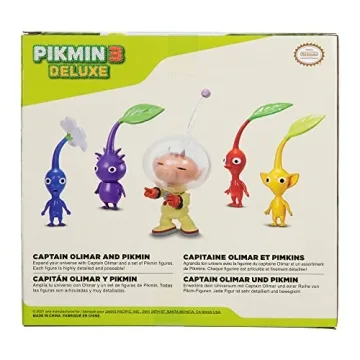Captain Olimar & Pikmin Set – 11 Poseable Figures for Fun