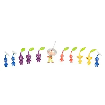Captain Olimar & Pikmin Set – 11 Poseable Figures for Fun